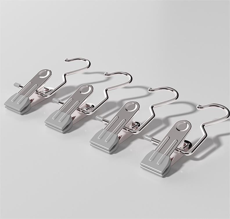 Imsgurus🔥Anti-rust Clip Space-saving Clothespin Hat Pants Storage Hanging Travel Hook