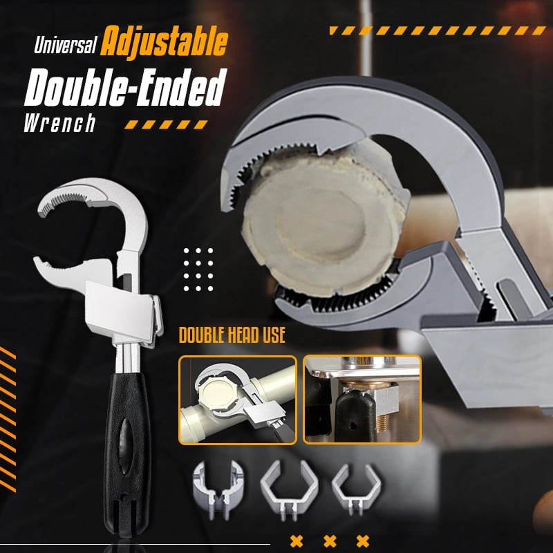 New Multifunctional Adjustable Double-ended Wrench Tool