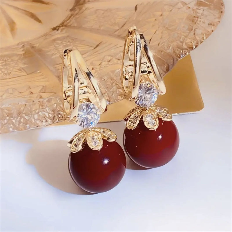✨Sparkly Huggie Dangle Earrings for Women