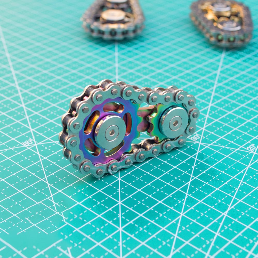 - Sprockets Bicycle Chain Fidget Spinner Toys