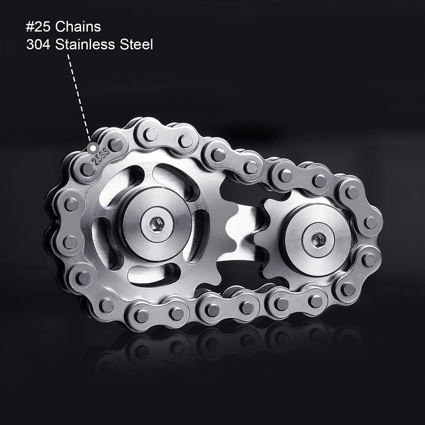 - Sprockets Bicycle Chain Fidget Spinner Toys