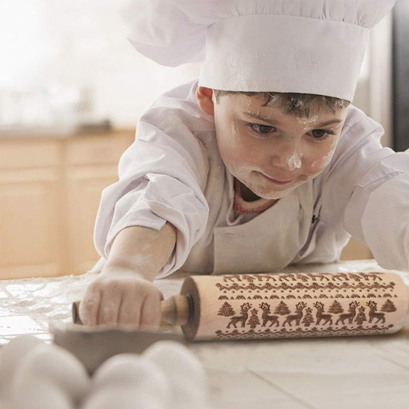 Imsgurus🔥Christmas Wooden Rolling Pins