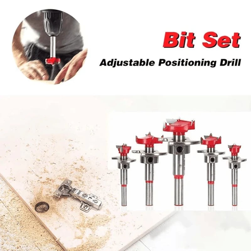 Imsgurus🔥Positioning Woodworking Drill Bit Set