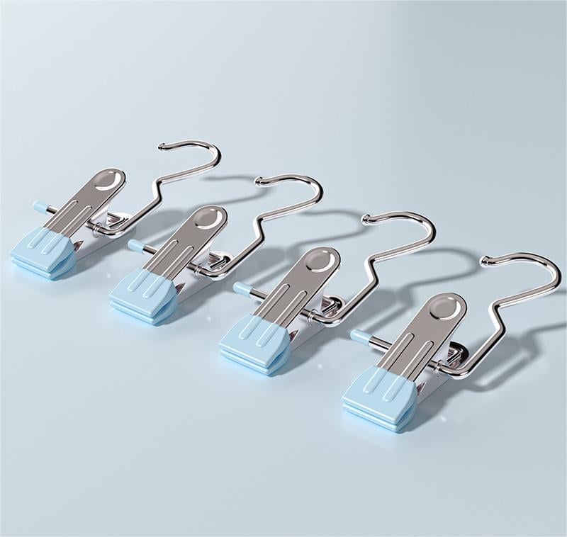 Imsgurus🔥Anti-rust Clip Space-saving Clothespin Hat Pants Storage Hanging Travel Hook