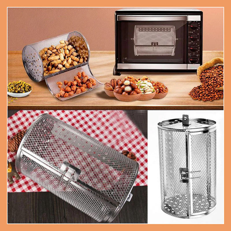 Imsgurus🔥Stainless Steel Rotating Grill