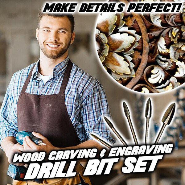 Imsgurus🔥5-piece woodcarving drill bit sets