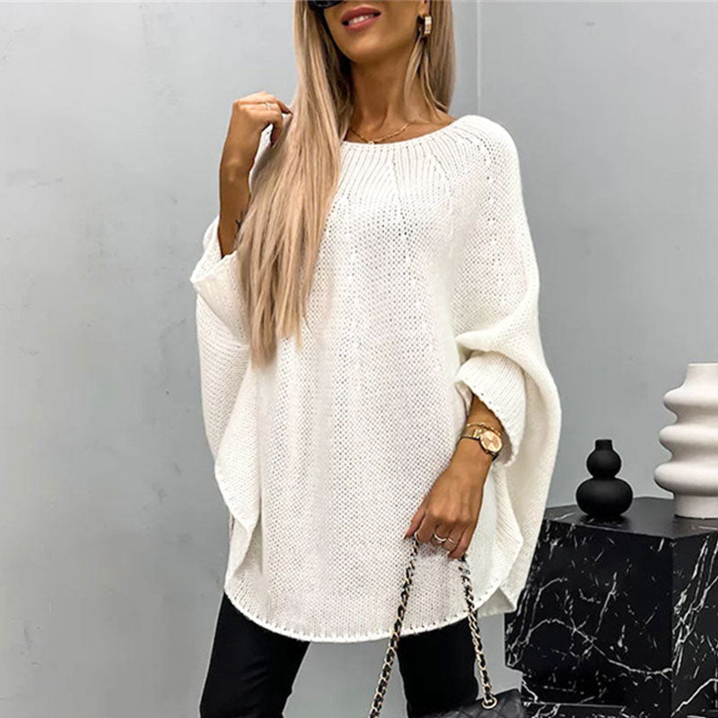 Imsgurus💓Women’s Elegant Knitted Cape Sweater