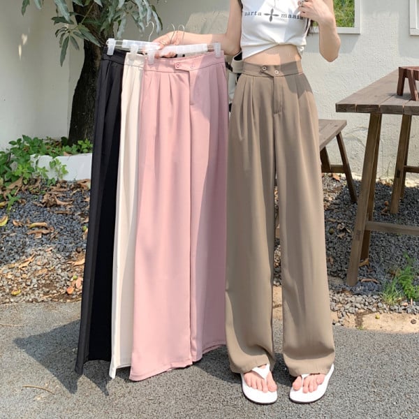 Imsgurus💓Figure-flattering versatile high-waisted wide leg trousers