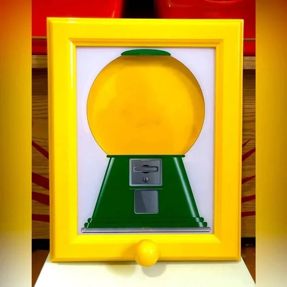 🍬Rare Vintage The Handy Candy Frame - Hanging Candy Machine Art
