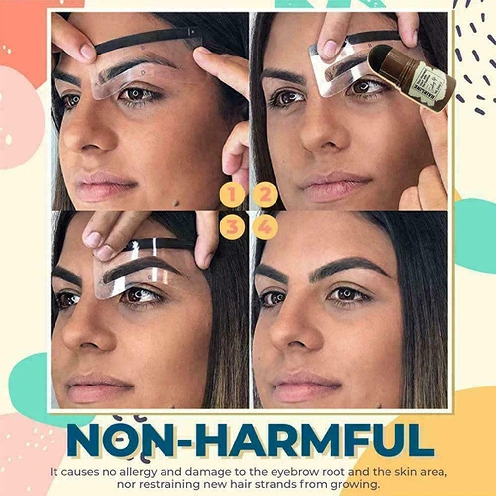 Imsgurus💓One Step Brow Stamp Shaping Kit❤️eyebrow pencil