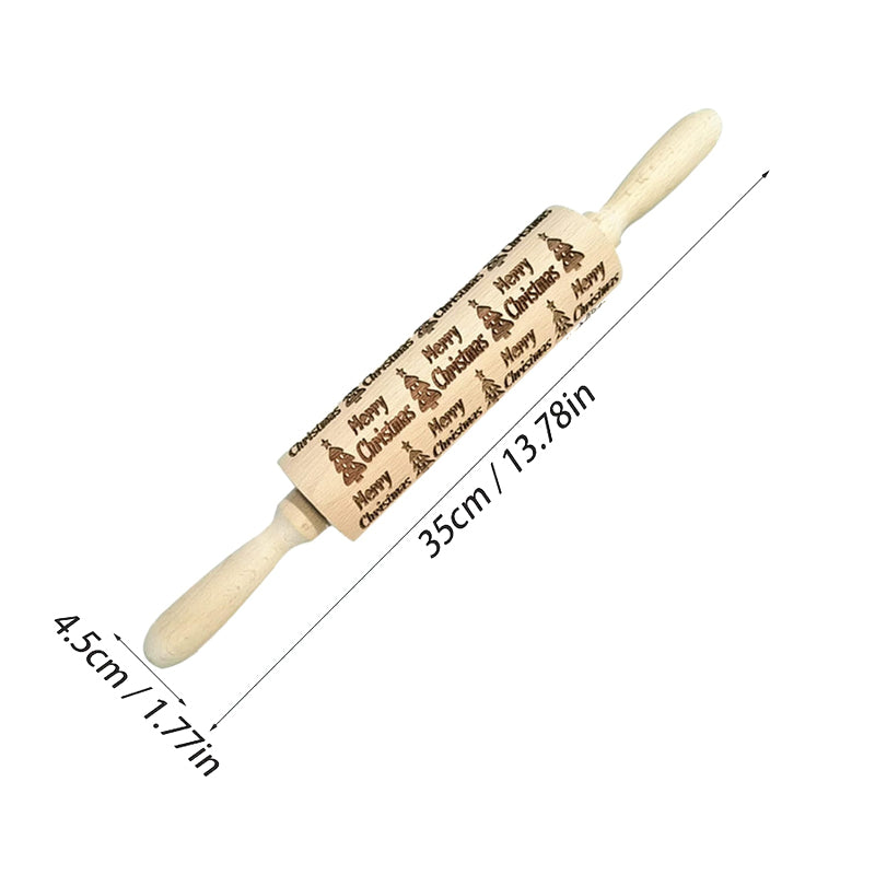 Imsgurus🔥Christmas Wooden Rolling Pins