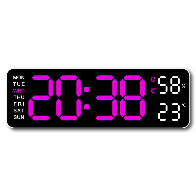 Upgraded Digital Wall Clock Large Display