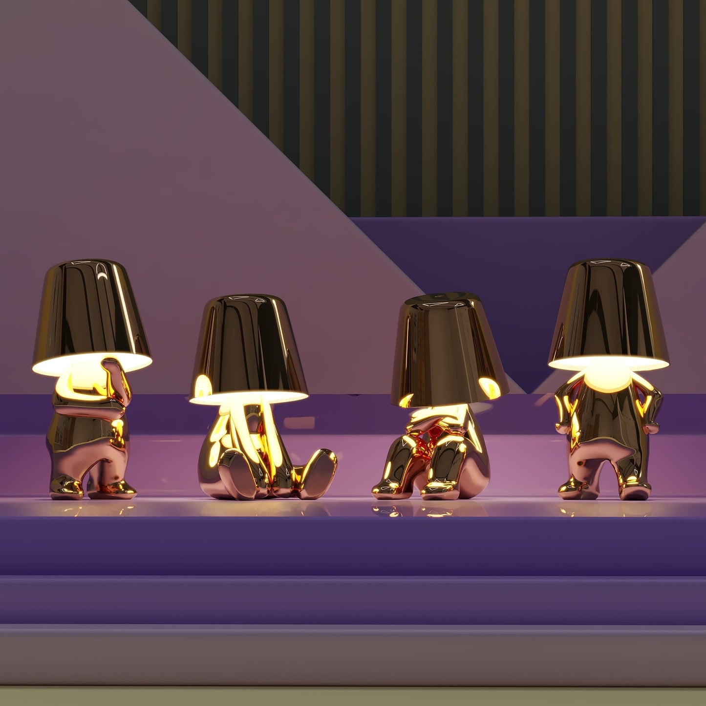 Imsgurus🔥5 Brothers Gold - Cordless Lamp Collection