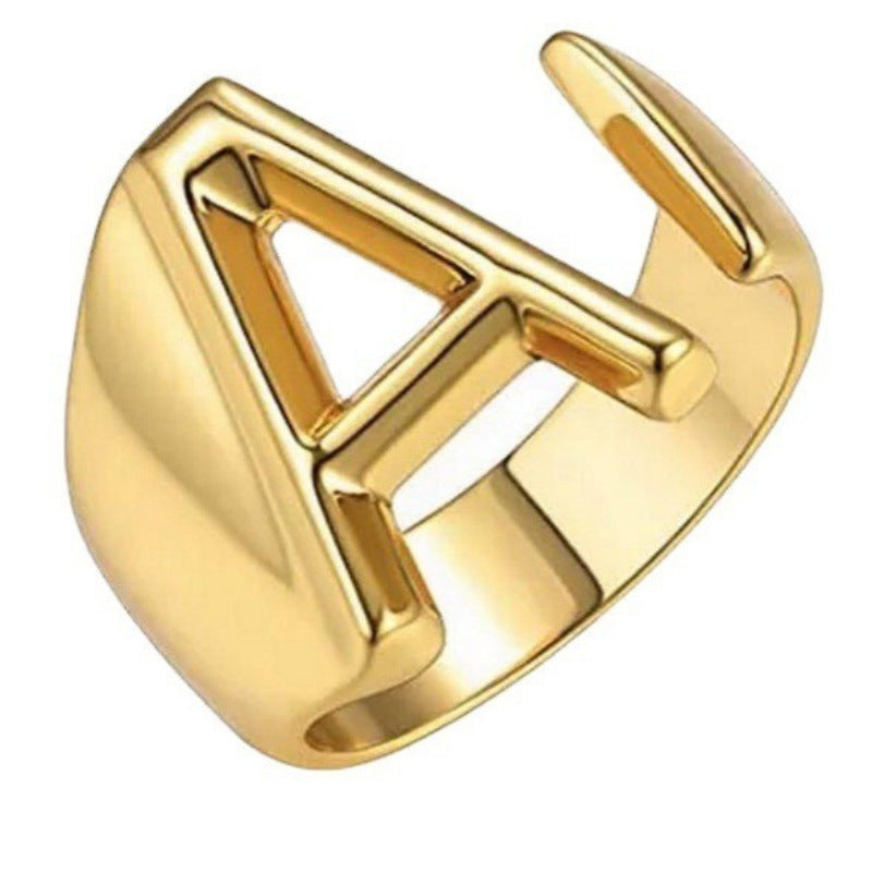 English alphabet ring (26 letters)
