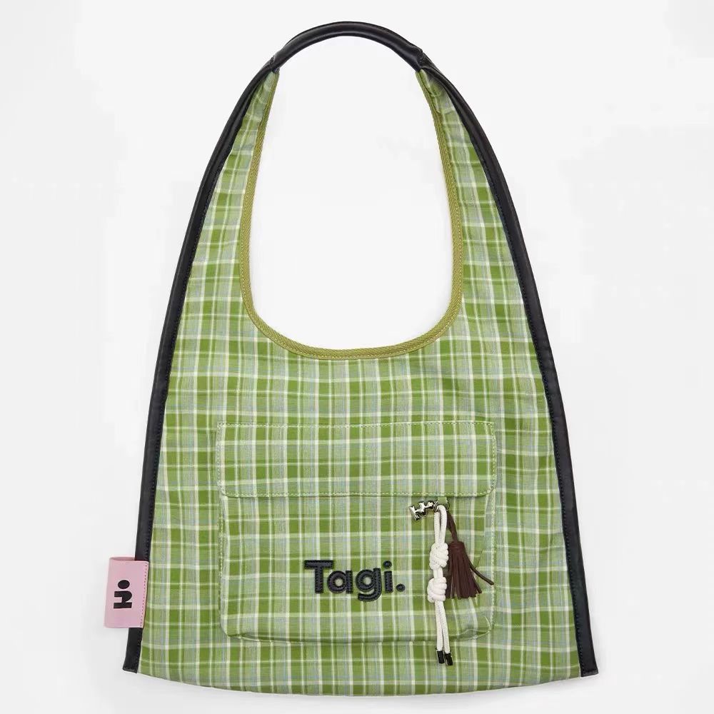 Vintage Patchwork Canvas Tote Bag with Paisley & Plaid Design