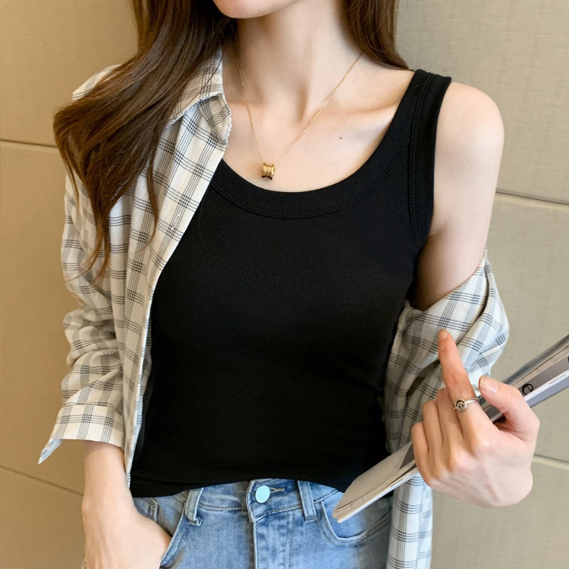 Multifunctional Anti-Exposure Sleeveless Thin Layering Camisole