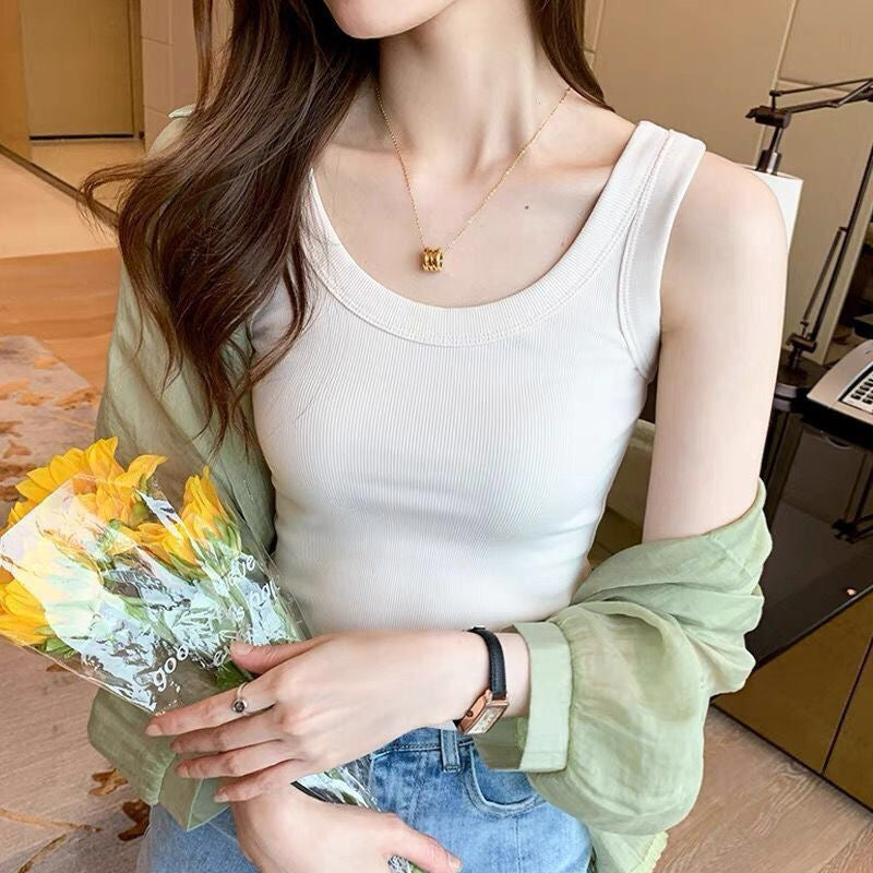 Multifunctional Anti-Exposure Sleeveless Thin Layering Camisole