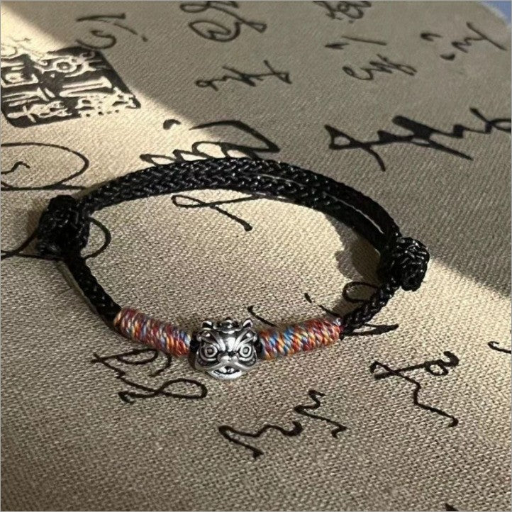 Chinese-Style "Guochao" Butterfly Beaded Bracelet