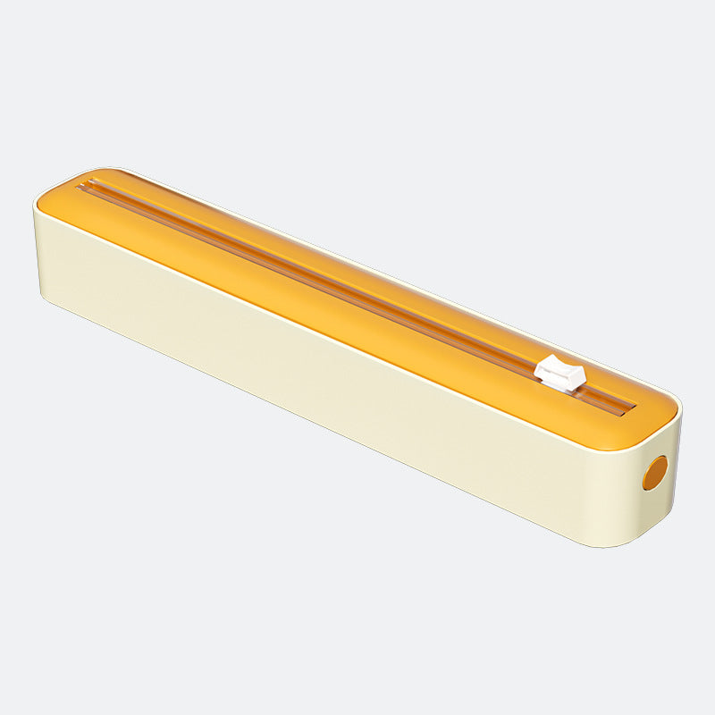 Cross-Border Cling Film Cutter Magnetic Kitchen Adjustable Baking Paper Tin Foil Tear-Free Cutter Storage Box