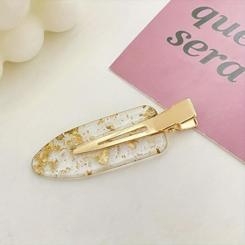 Acetate Hairpin with Gold Filigree—Radiating an Elegant, High-End Aura