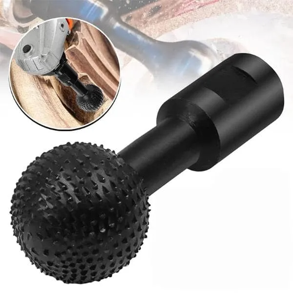 Angle grinder ball grinding head