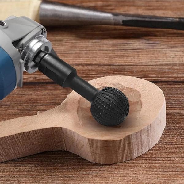 Angle grinder ball grinding head