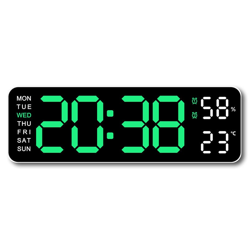 Upgraded Digital Wall Clock Large Display