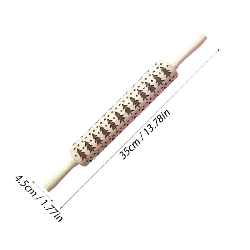 Imsgurus🔥Christmas Wooden Rolling Pins