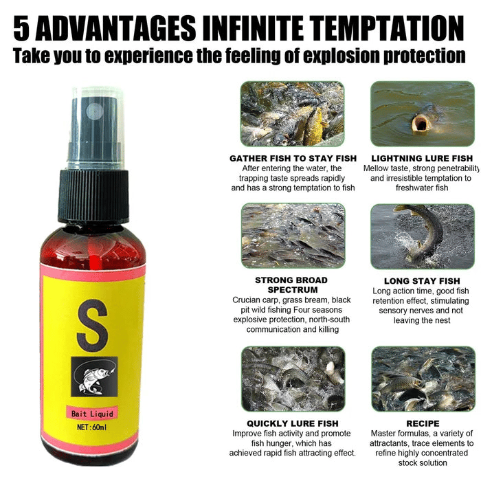 New Natural Bait Scent Fish Attractants For Baits🎣