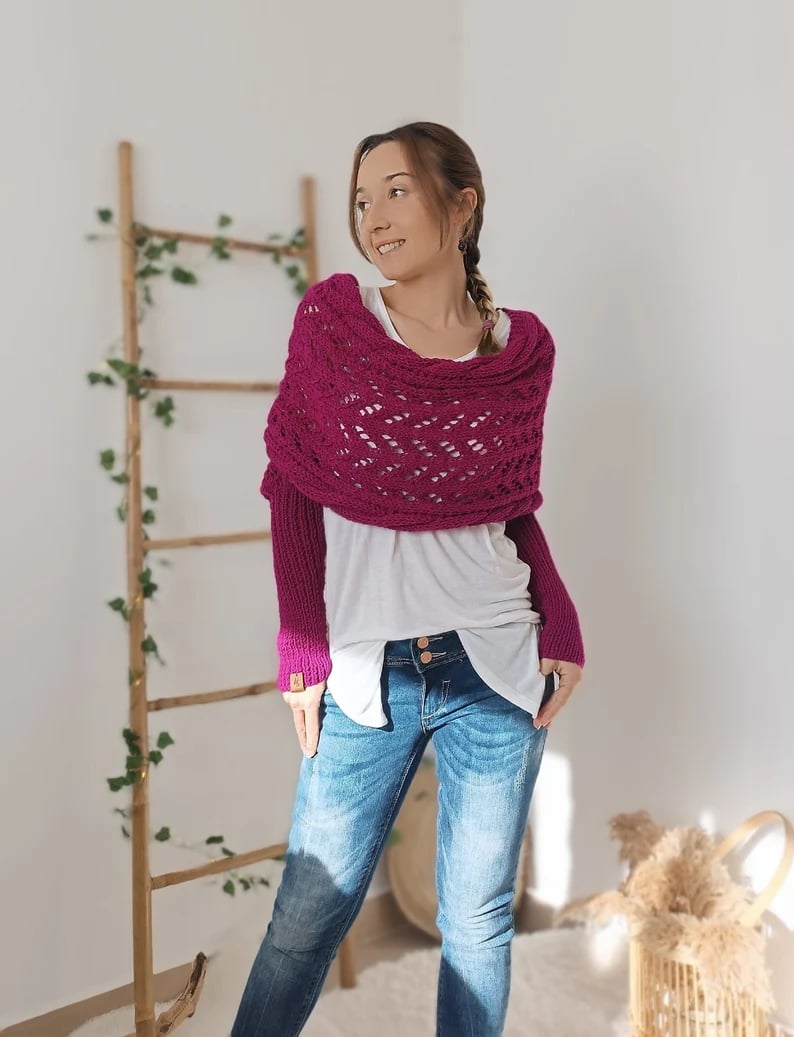 Imsgurus🔥Knitted shawls, ladies shawls,