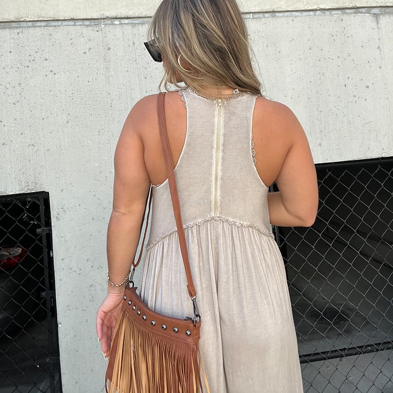 Imsgurus💓Slit Casual Simple Loose Maxi Long Dress