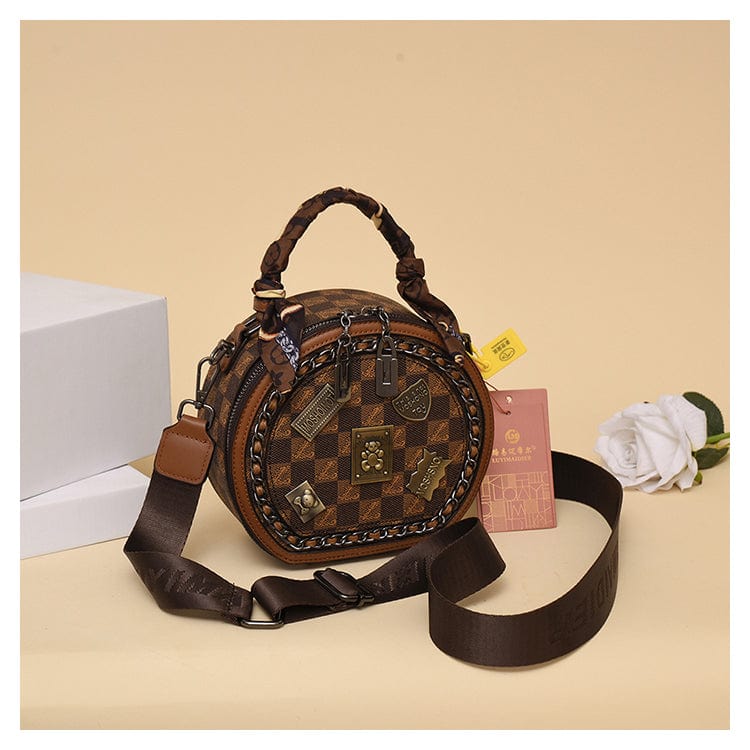 Imsgurus💓vintage bear badge print bags