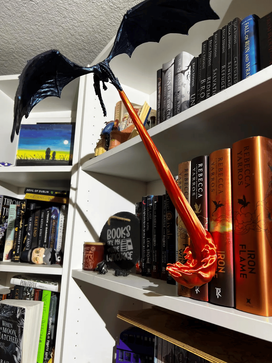 Imsgurus🔥Dragon Flame Book Nook