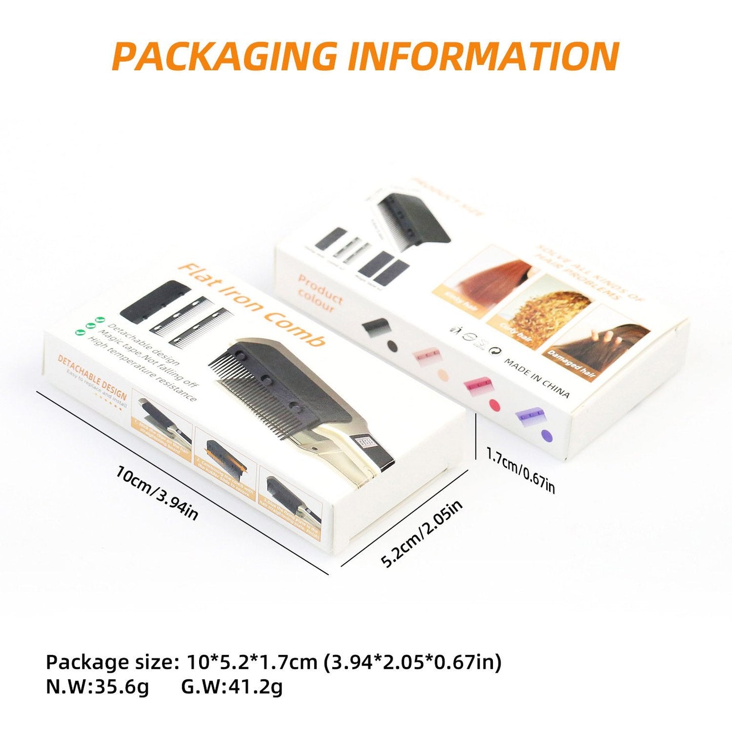 Limited time 55% off🎁detachable straightener comb