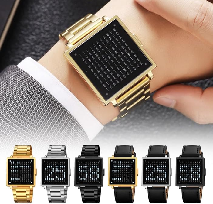 👨‍💼45% off Square Letter Men's Luxury Electronic Watch⌚