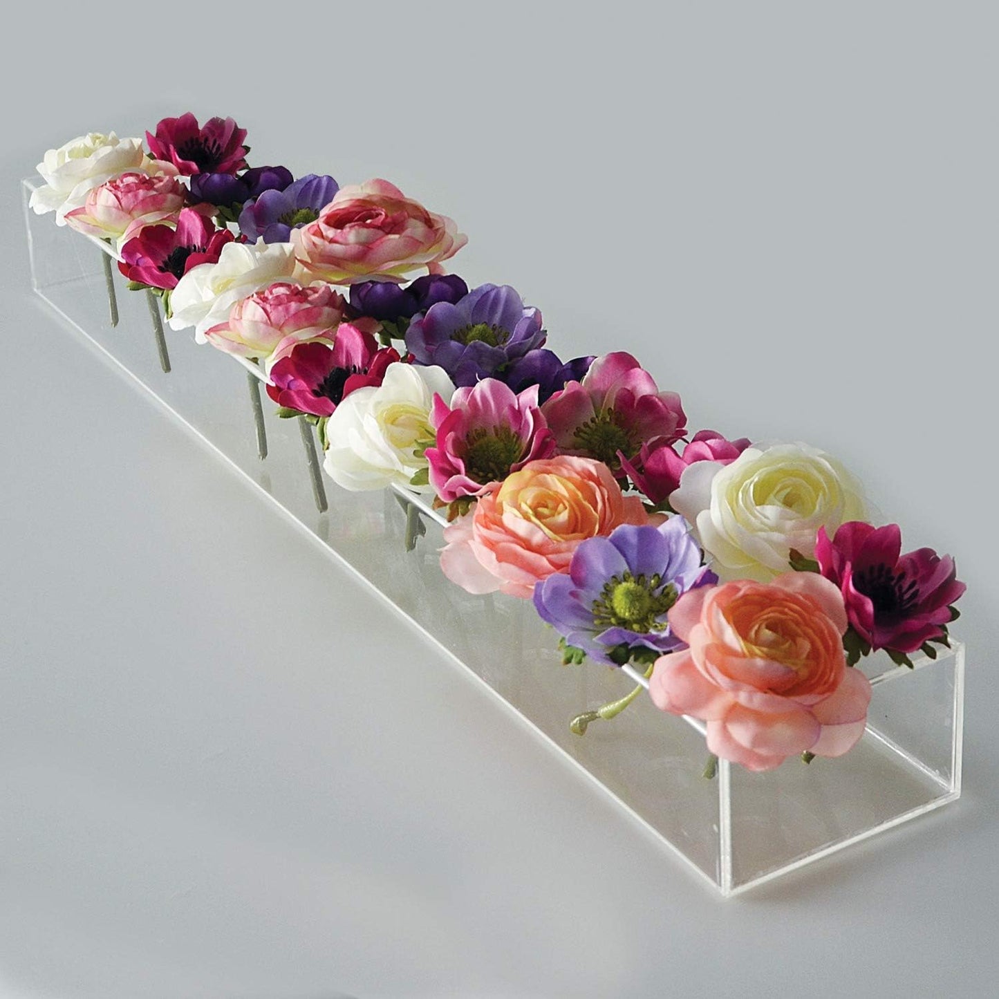 Imsgurus🔥Rectangular Acrylic Flower Box/Flower Vase