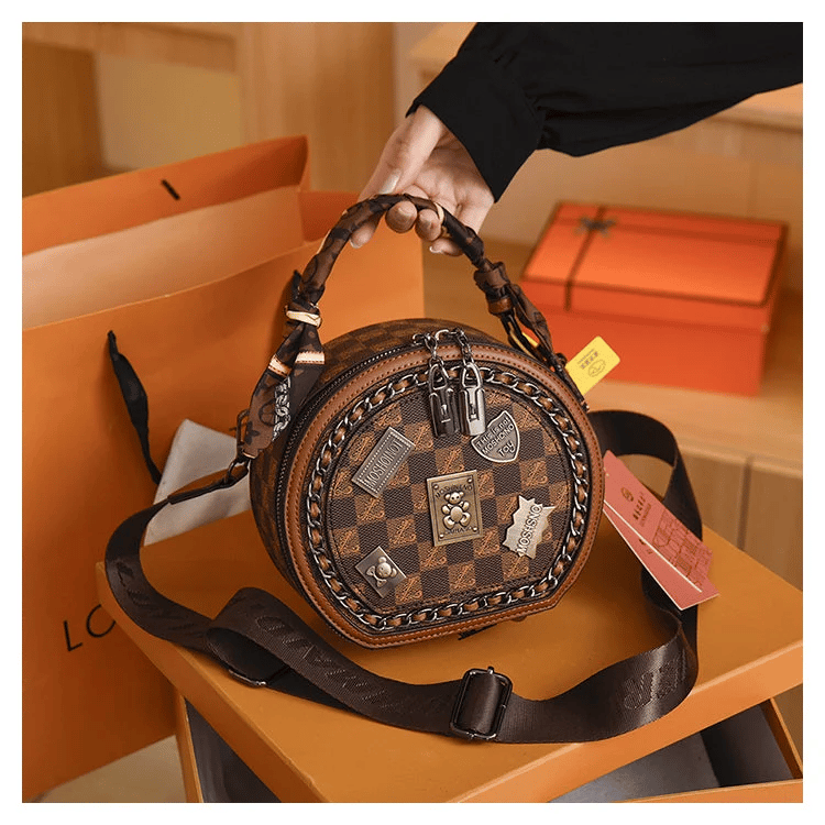 Imsgurus💓vintage bear badge print bags