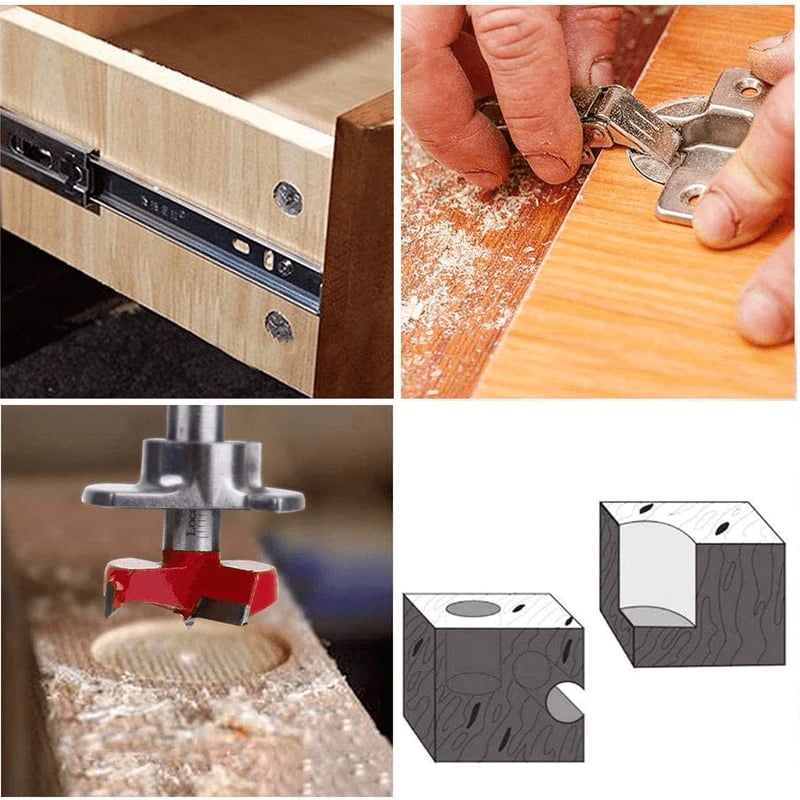 Imsgurus🔥Positioning Woodworking Drill Bit Set