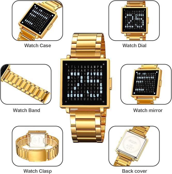 👨‍💼45% off Square Letter Men's Luxury Electronic Watch⌚