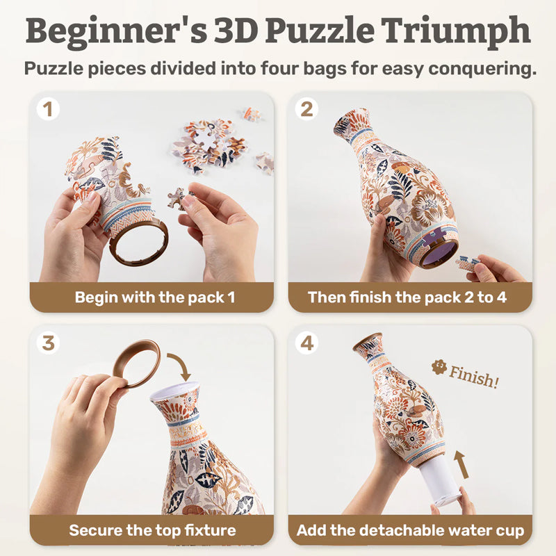 Imsgurus✨3D Art Puzzle Vase