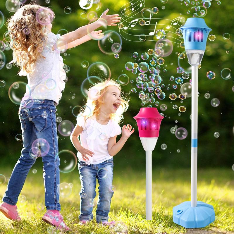 outdoor adjustable height vertical bubble machines