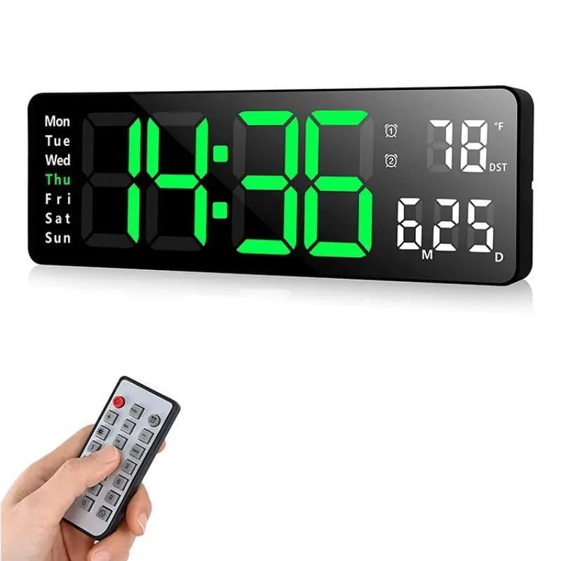 Upgraded Digital Wall Clock Large Display