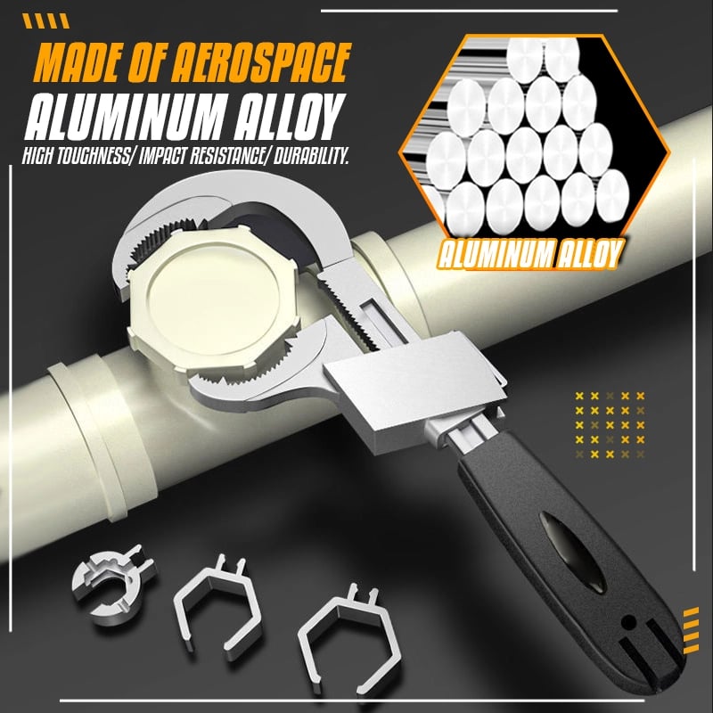 New Multifunctional Adjustable Double-ended Wrench Tool