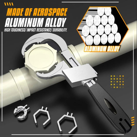 New Multifunctional Adjustable Double-ended Wrench Tool