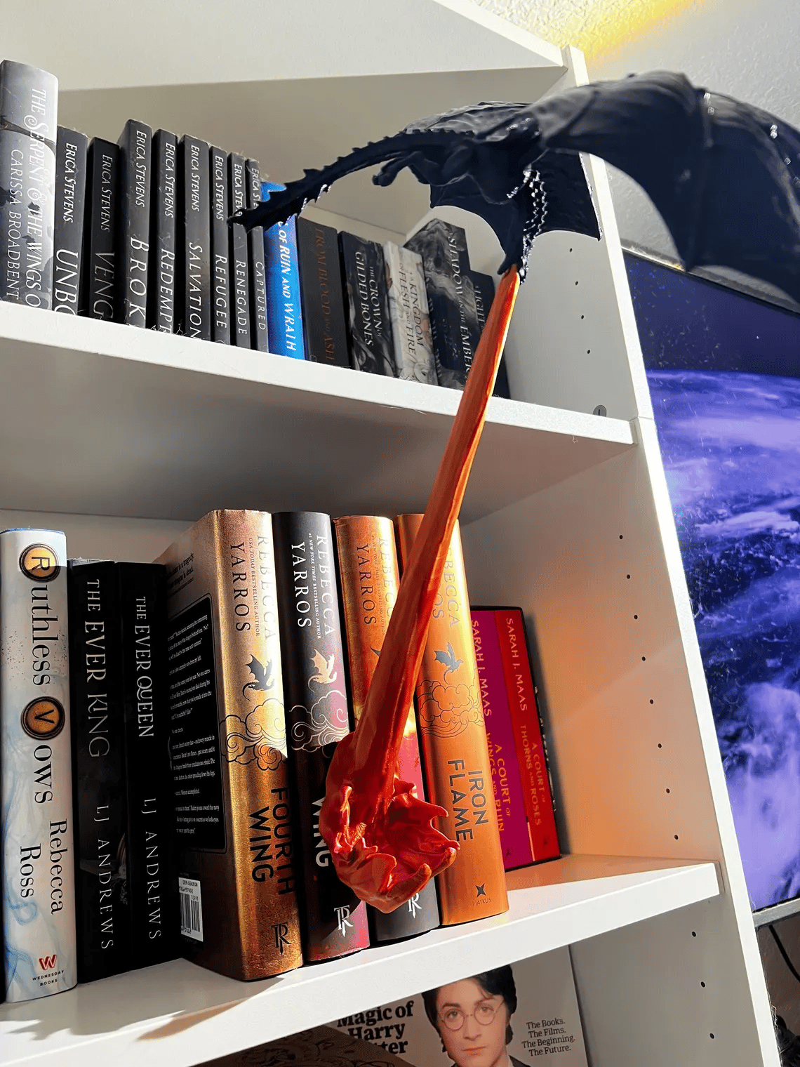 Imsgurus🔥Dragon Flame Book Nook