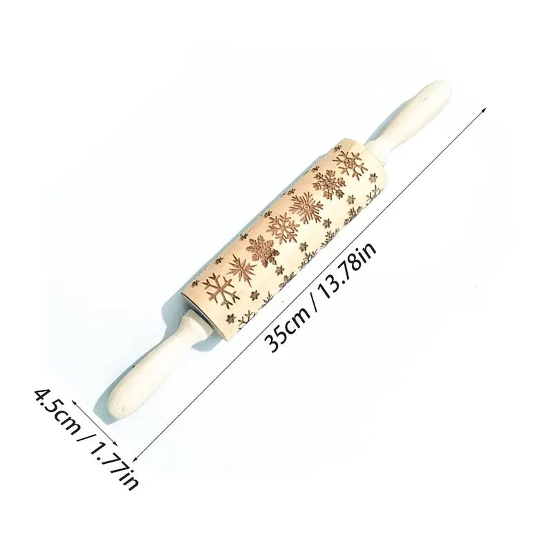 Imsgurus🔥Christmas Wooden Rolling Pins