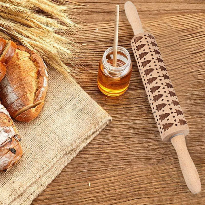 Imsgurus🔥Christmas Wooden Rolling Pins