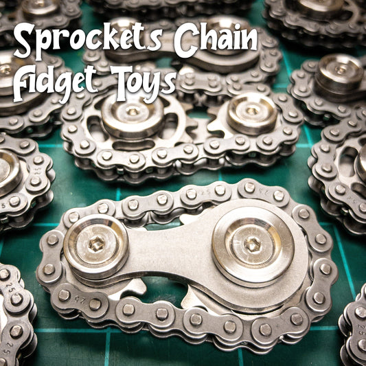 - Sprockets Bicycle Chain Fidget Spinner Toys