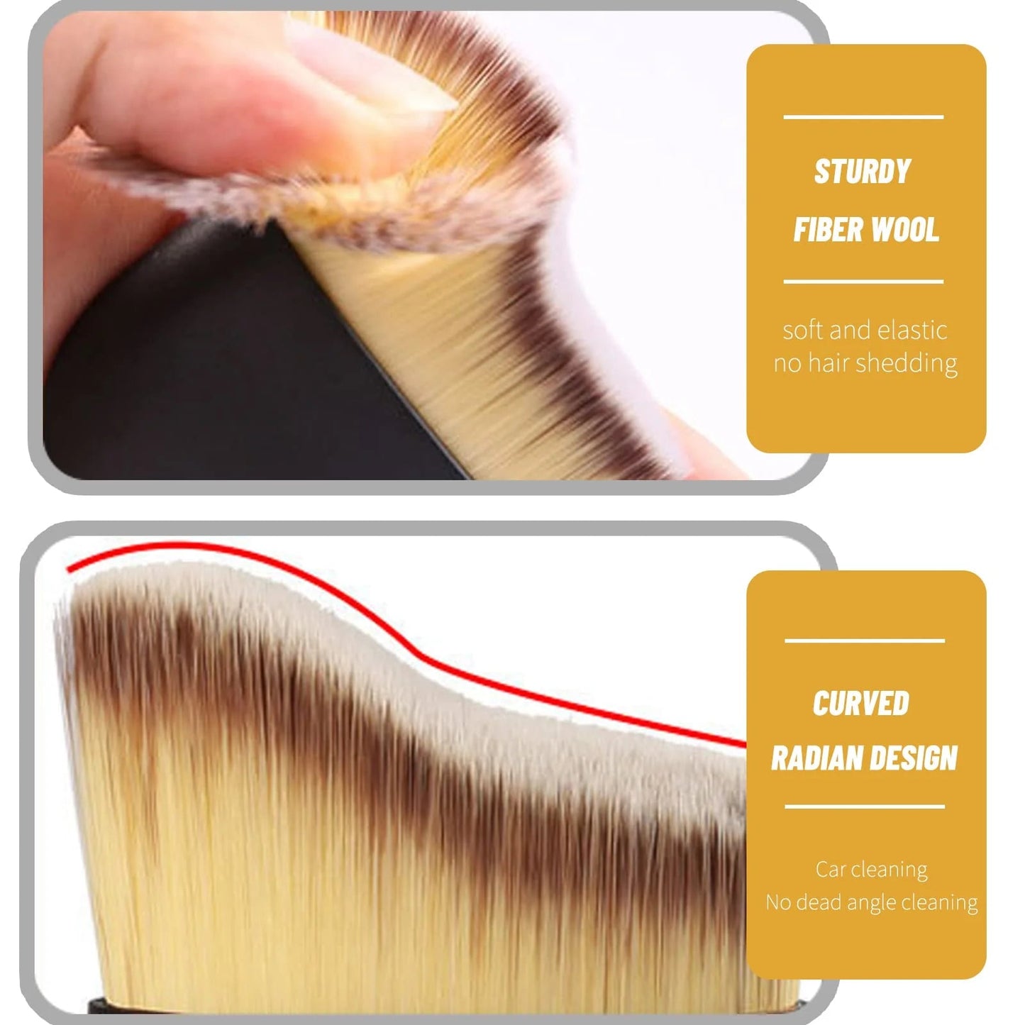 inostorTM-Exclusive Logo Customization🚗Car Interior Cleaning Multi-Tool Brush(2PCS)