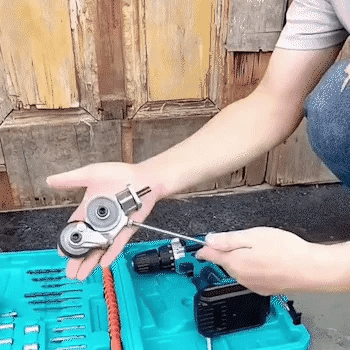 Imsgurus🔥sheet metal nibbler drill attachment